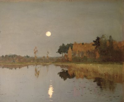 トワイライトムーン、1899 作： Isaak Ilyich Levitan